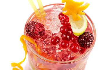 Image showing Berries cocktail