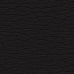 Image showing Black Leather Seamless Texture