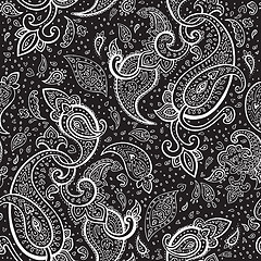 Image showing Hand Drawn Paisley ornament.