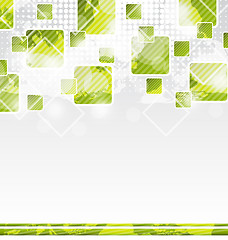 Image showing Abstract banner with squares for design corporate card