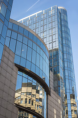 Image showing Modern building against blue sky