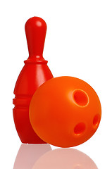 Image showing Toy bowling