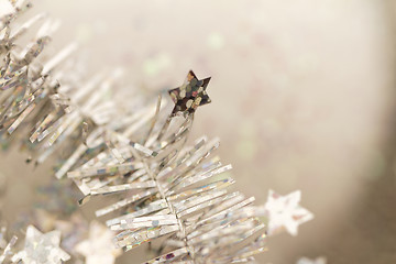 Image showing Tinsel. Christmas decoration.