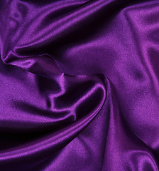 Image showing Smooth elegant lilac silk as background 