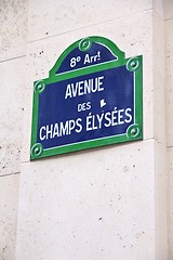 Image showing Paris avenue