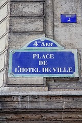 Image showing Paris sign