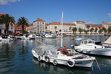 Image showing Split marina, Croatia