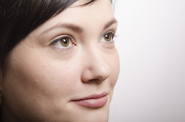 Image showing Portrait of a beautiful young girl