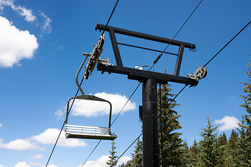 Image showing Emptiness in the ski area