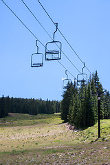 Image showing Emptiness in the ski area