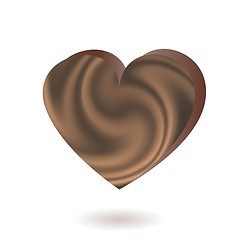 Image showing chocolate heart