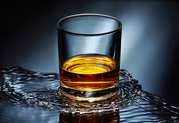 Image showing whiskey glass