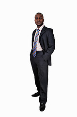 Image showing Black man in suit.