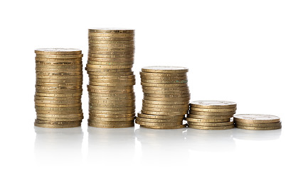 Image showing Stack of coins