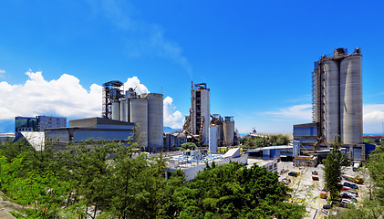 Image showing Cement Plant at day