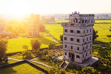 Image showing Kaiping Diaolou and Villages in China 