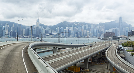 Image showing traffic in Hong Kong at day