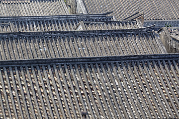 Image showing roofs of the ancient houses Bedalinu outpost