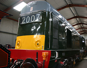 Image showing diesel locomotive