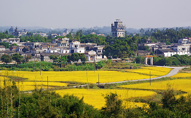 Image showing Kaiping Diaolou and Villages in China 