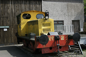 Image showing small shunter train