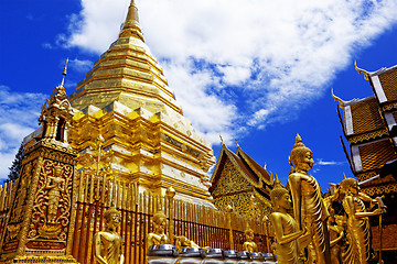 Image showing Wat Phra That Doi Suthep is a major tourist destination of Chian