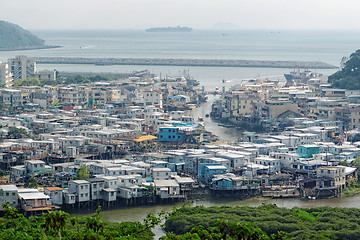 Image showing Tai O, an fishing village in Hong Kong.