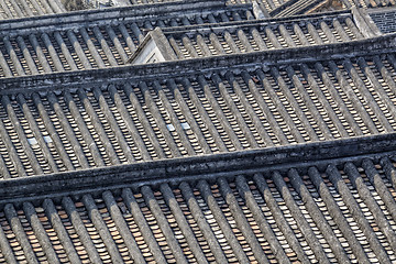 Image showing roofs of the ancient houses Bedalinu outpost