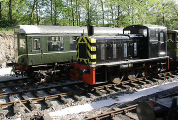 Image showing deisel trains