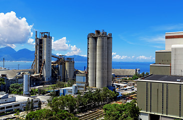 Image showing Cement Plant at day
