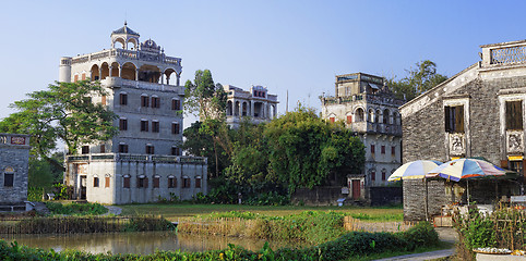 Image showing Kaiping Diaolou and Villages in China 