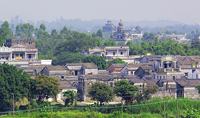 Image showing Kaiping Diaolou and Villages in China 