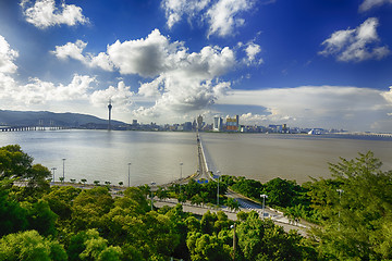 Image showing macau city in the morning