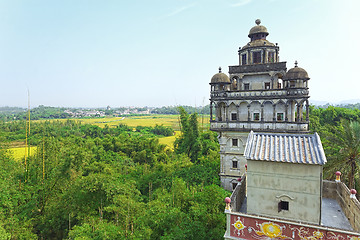 Image showing Kaiping Diaolou and Villages in China 