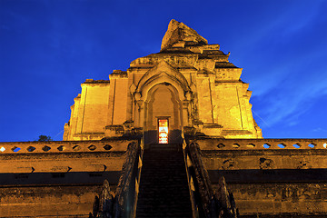 Image showing chedi luang temple in chiang mai,thailand
