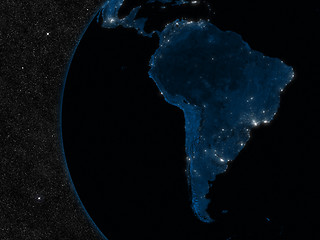 Image showing Night in South America