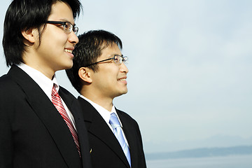 Image showing Two businessmen