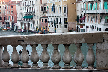 Image showing Canal Grande from Rialto bridge