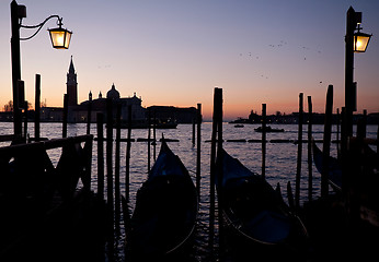 Image showing sunrise in Venice