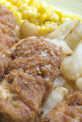 Image showing chicken strips buffalo style