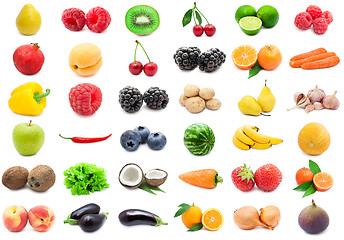 Image showing Fruits and Vegetables