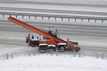 Image showing the snowplow on the road.