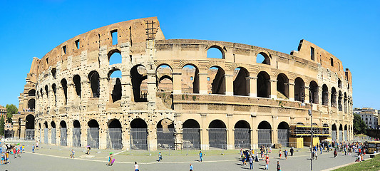 Image showing Famous Coliseum in Rome