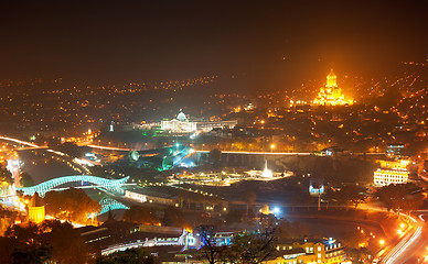 Image showing Tbilisi skyline