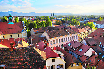 Image showing Ljubljana panorama