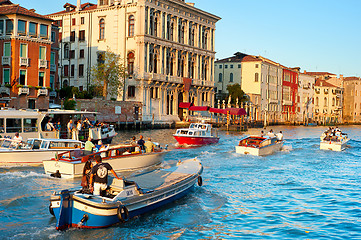 Image showing Venice traffic