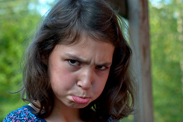 Image showing Angry girl.