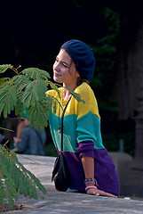 Image showing Girl in a beret.