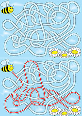 Image showing Bee Maze