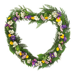 Image showing Wild Flower Wreath